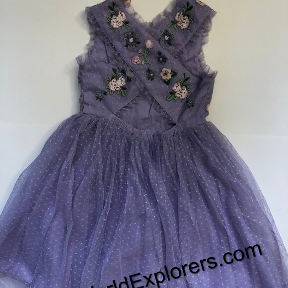 NWT Mini Boden Tulle Cross-Back Dress - Picture 7 of 7